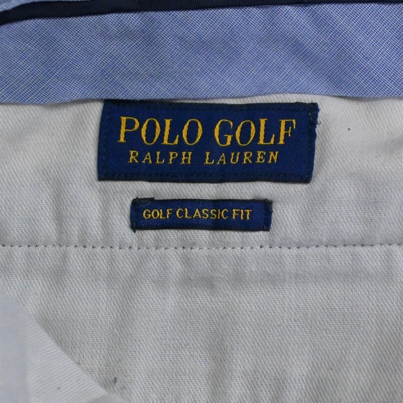 Polo Golf Ralph Lauren 34 x 9" Blue All Over Bug Print Chino Shorts - Picture 3 of 7